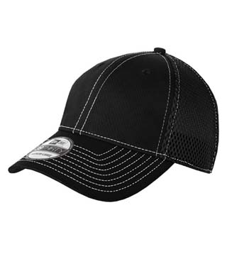 NE1120A - Stretch Mesh Contrast Stitch Cap