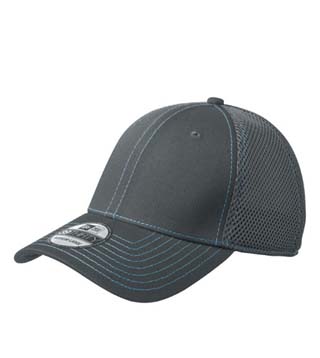 Stretch Mesh Contrast Stitch Cap